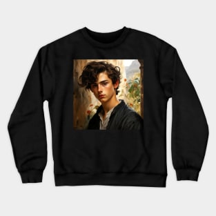 Painting of amazing Timothee Chalamet Crewneck Sweatshirt